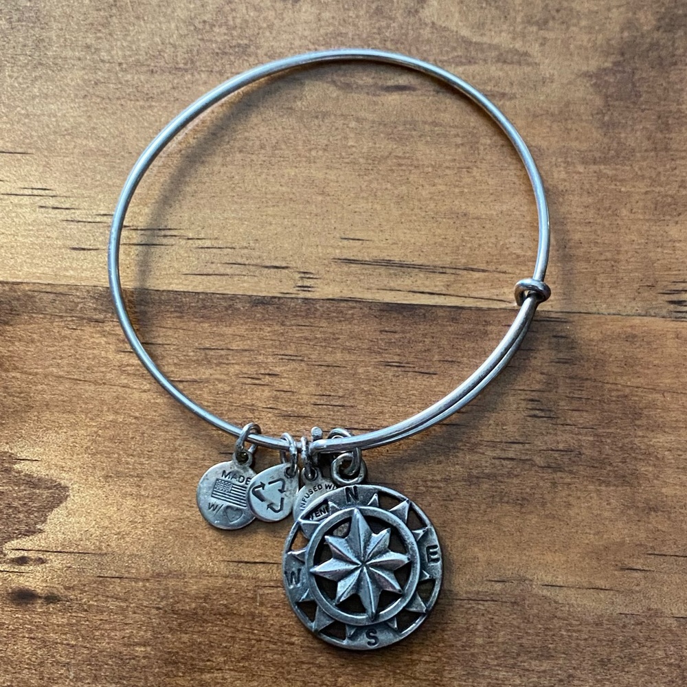 Alex and Ani compass bangle